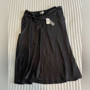 Neiman Marcus Midi Silk Skirt